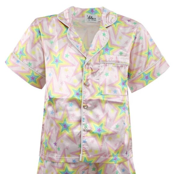 GIRLS Silky Short Set - Picture 1 of 2